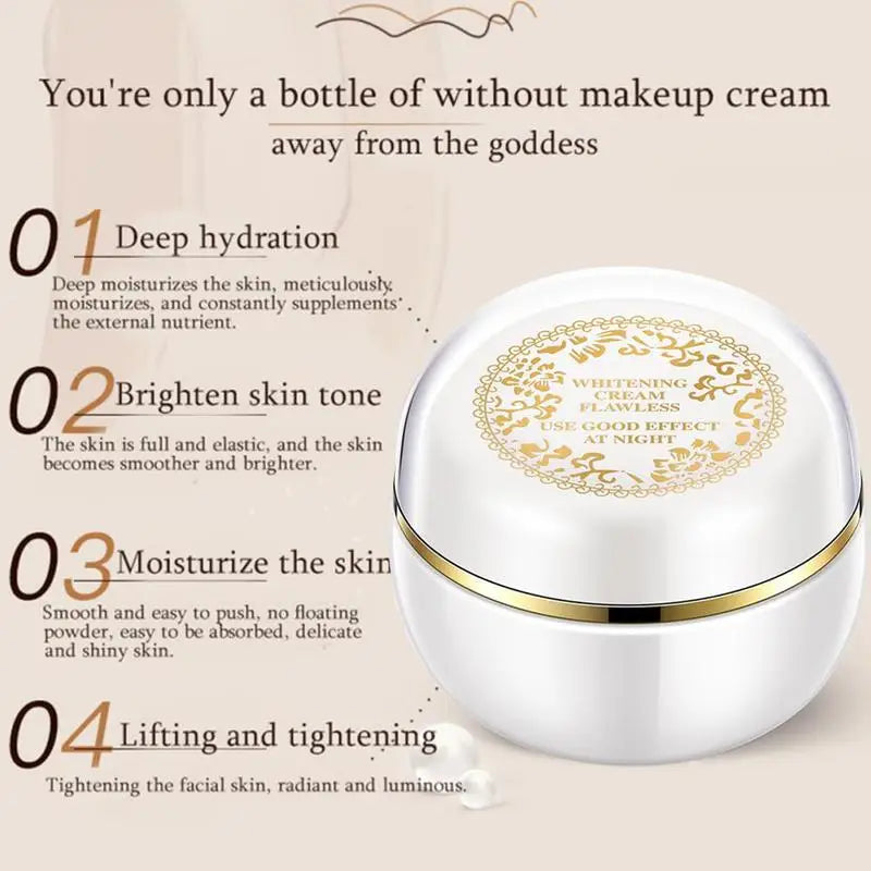 30g Woman Lady Face Whitening Cream For Dark Skin Spots Scars Snow White Cream Day Night Face Cream For Skin Whitening