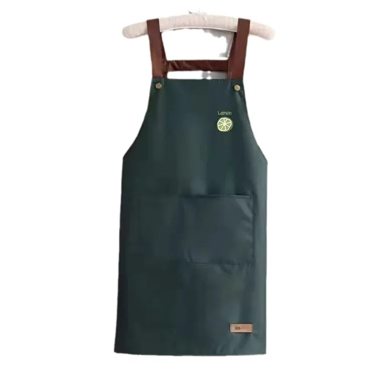 ropas de cocina ,chef Resistant Dirt Apron Waterproof and Oil Resistant Household Kitchen Cooking Fashion Apron Adult Work Clothes Kitchen Accessories