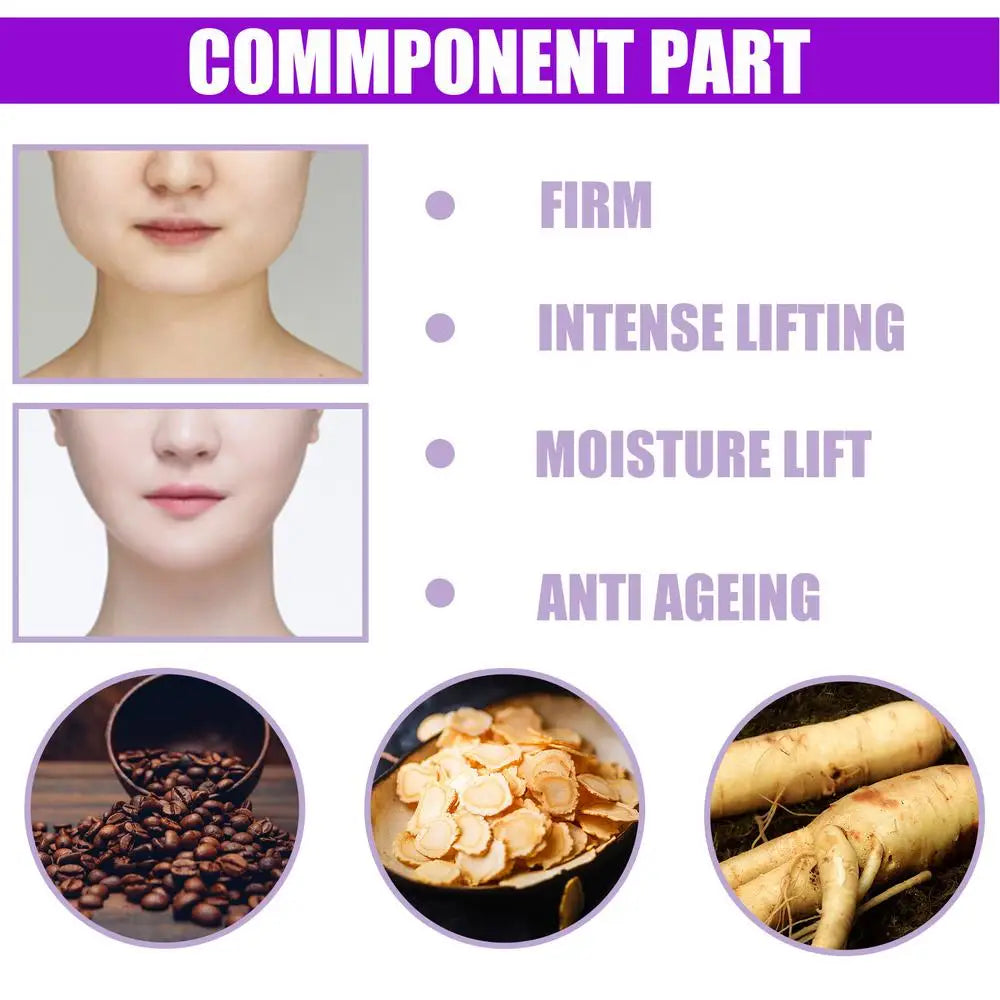 Face Lift Cream Anti Age Face Cream For Women Face Lifting Firming Cream Double Chin Reducer Anti Age Skin Moisturizing Cream