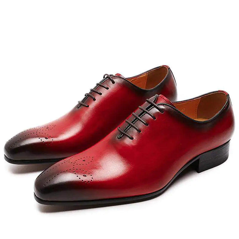 zapatilla Men's Elegant Leather Oxford Dress Shoes