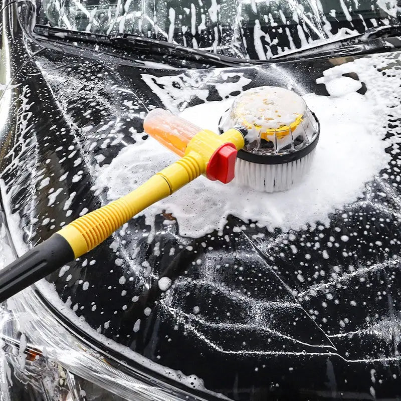 360° Rotary Car Wash Brush Kit pistola de limpieza