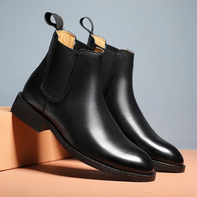 zapatilla Elegant Chelsea Leather Boots for Men