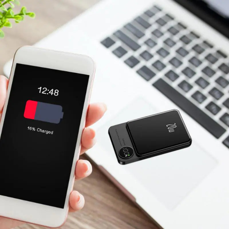 backup Ultra-thin 5000mAh Magnetic Power Bank