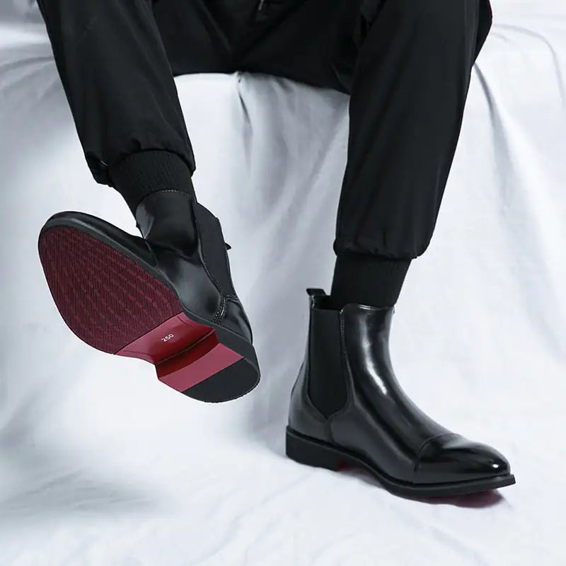 zapatilla Red Bottom Chelsea Boots For Men