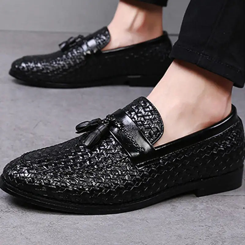 zapatilla Luxury Italian Style Tassel Leather Loafers