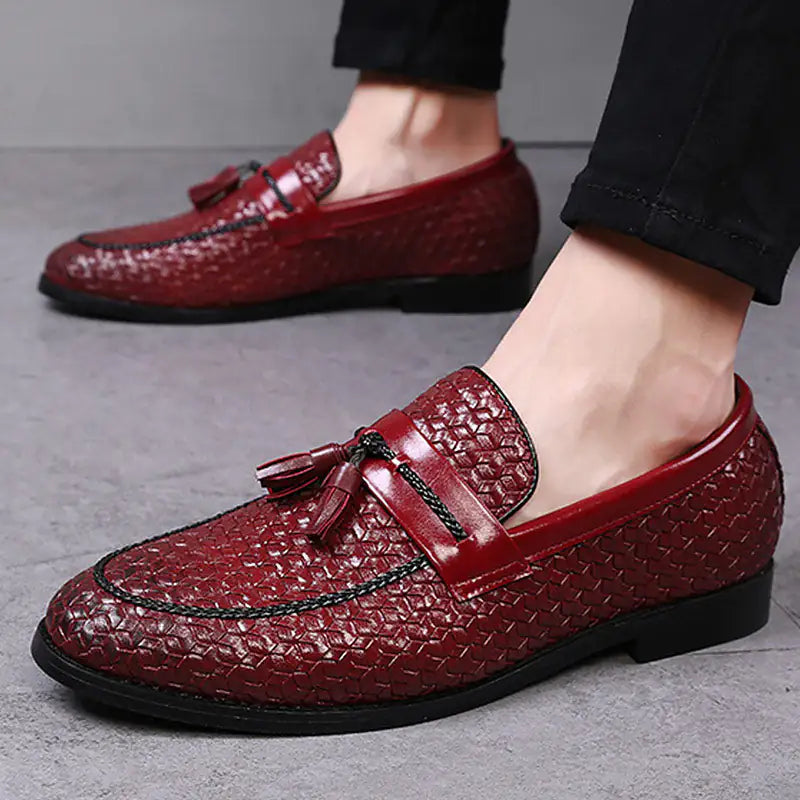 zapatilla Luxury Italian Style Tassel Leather Loafers