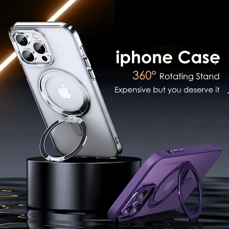 Magnetic 360° Rotation Stand Phone Case