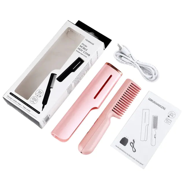 Alisadora 2-in-1 USB Heated Hair Comb