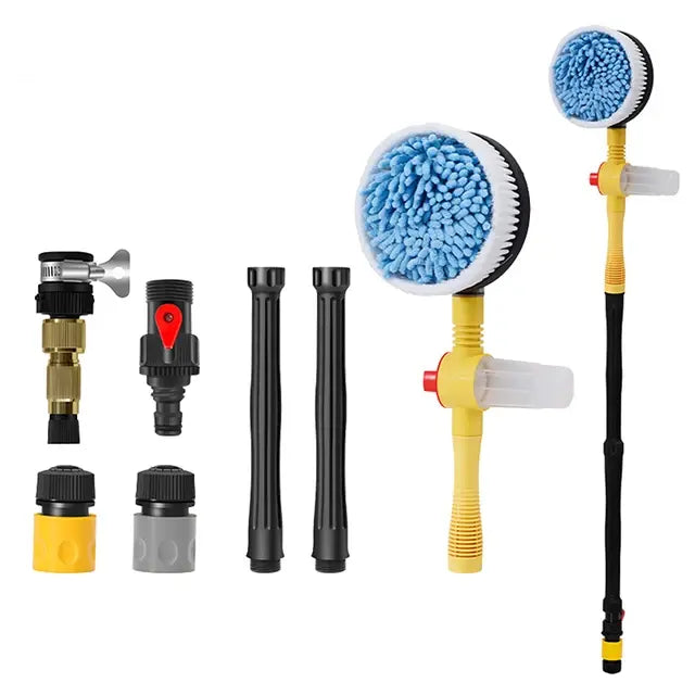 360° Rotary Car Wash Brush Kit pistola de limpieza