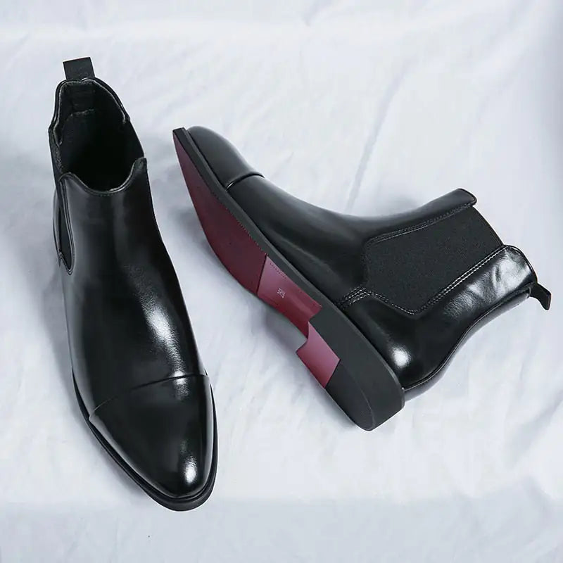 zapatilla Red Bottom Chelsea Boots For Men