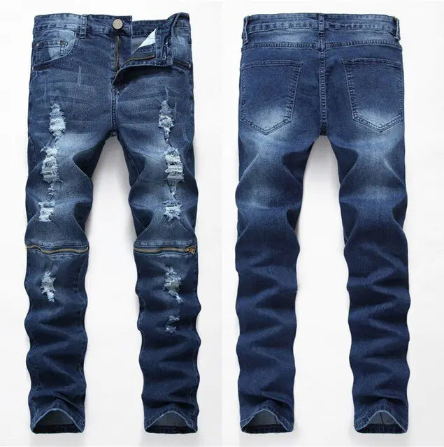 2020 Designer Men's Ripped Jeans