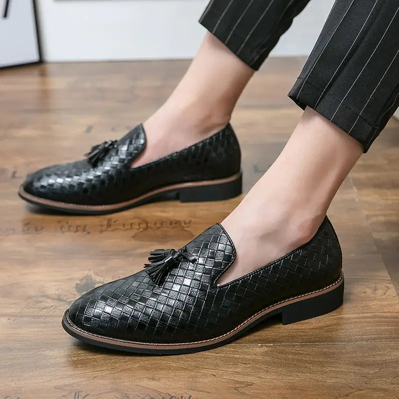 zapatilla Luxury Italian Style Tassel Leather Loafers