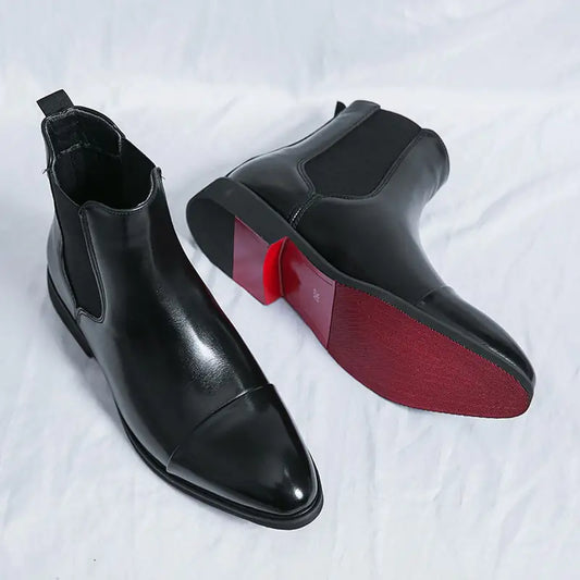 zapatilla Red Bottom Chelsea Boots For Men