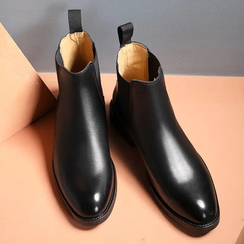 zapatilla Elegant Chelsea Leather Boots for Men